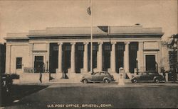 U.S. Post Office Bristol, CT Postcard Postcard Postcard