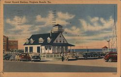 Coast Guard Station Postcard