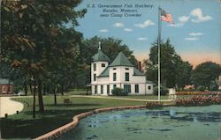 U.S. Government Fish Hatchery Neosho, MO Postcard Postcard Postcard