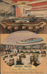 Pan American Room Rogers Corner Postcard