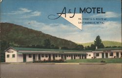 A & J Motel East Rainelle, WV Postcard Postcard Postcard