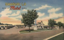 Shangri La Motel Dodge City, KS Postcard Postcard Postcard