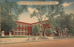 High School and Junior College Fort Scott, KS Postcard Postcard Postcard