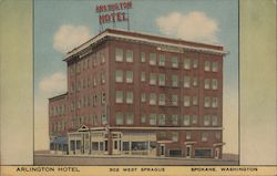 Arlington Hotel Spokane, WA Postcard Postcard Postcard