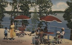 Relaxing in Cherokee State Park on Beautiful Kentucky Lake Postcard