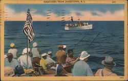 Greetings from Jamestown Postcard