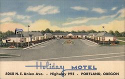 The Holiday Motel Postcard