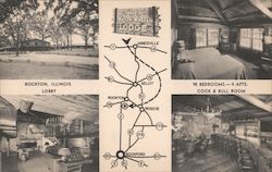 The Wagon Wheel Lodge Postcard