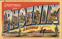 Greetings from Phoenix Postcard