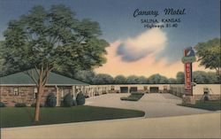 Canary Motel Postcard
