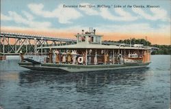 Excursion Boat "Gov. McClurg" Postcard