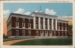 U. S. Post Office Fort Smith, AR Postcard Postcard 