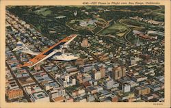 PBY Plane in Flight Postcard