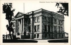 Cheyenne County Court House Postcard