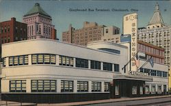 Greyhound Bus Terminal Postcard