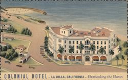 Colonial Hotel La Jolla, CA Postcard Postcard Postcard