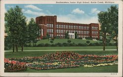 Southeastern Junior High School Battle Creek, MI Postcard Postcard Postcard