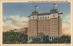 Main Building Percy Jones General Hospital Battle Creek, MI Postcard Postcard Postcard