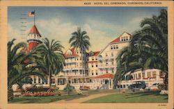 Hotel Del Coronado California Postcard Postcard Postcard