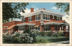 Cooper Funeral Home Miami, OK Postcard Postcard Postcard