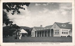 Bread Loaf Little Theatre and Library - Middlebury College Vermont Postcard Postcard Postcard