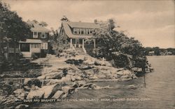 Burr and Barnett Residences at Rockland Park Postcard