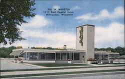 Pig 'N Whistle Postcard