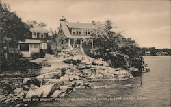 Burr and Barnett Residences at Rockland Park Short Beach, CT Postcard Postcard Postcard