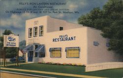 Felly's Iron Lantern Restaurant Postcard