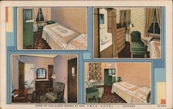 Some of the Guest Rooms at the YMCA Hotel Postcard