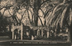 St. Joseph Arbor, Dominican College New Orleans, LA Postcard Postcard Postcard