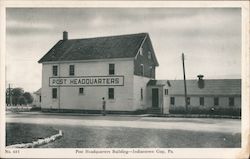 Post Headquarters Building Indiantown Gap, PA Postcard Postcard Postcard