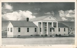 Red Cross Headquarters Postcard