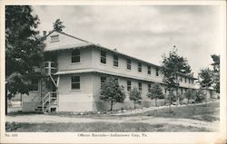 Officers Barracks Indiantown Gap, PA Postcard Postcard Postcard