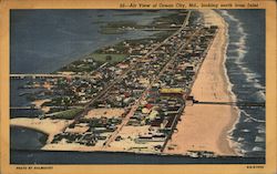 Air View of Ocean City Maryland Postcard Postcard Postcard
