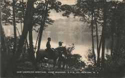 Our American Heritage, Camp Minisink Newton, NJ Postcard Postcard Postcard