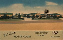 Will Rogers Motor Court Postcard