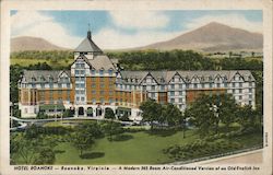 Hotel Roanoke Virginia Postcard Postcard Postcard