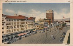 Shattuck Avenue Berkeley, CA Postcard Postcard Postcard