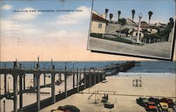 Pleasure Pier Oceanside, CA Postcard Postcard Postcard