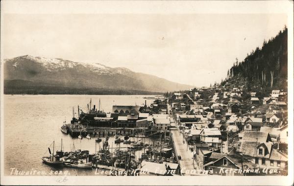 View of Harbor, Looking N.W. from Canon's Ketchikan Alaska