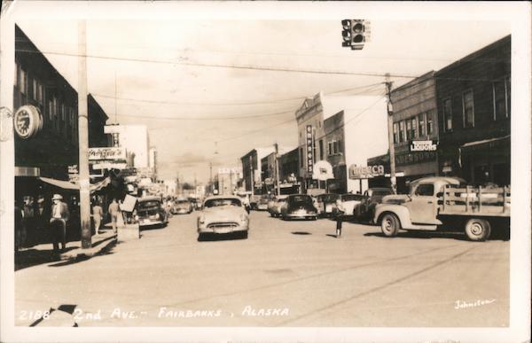 Second Avenue Fairbanks Alaska Johnston
