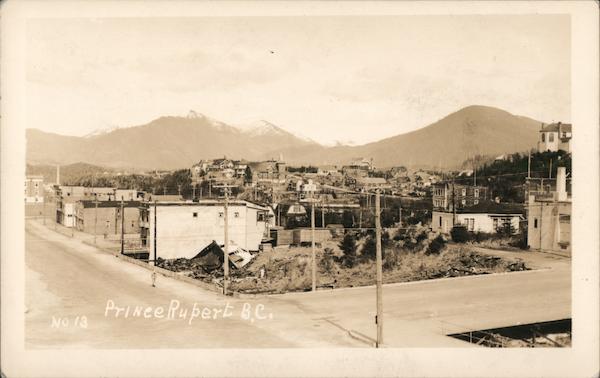 Street View of Prince Rupert BC Canada British Columbia