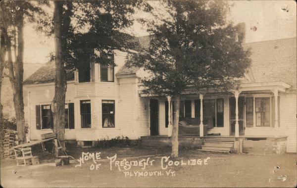 Home of President Coolidge Plymouth Vermont