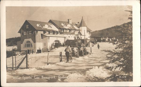 Cross Country Skiing Lac-Beauport QC Canada Quebec