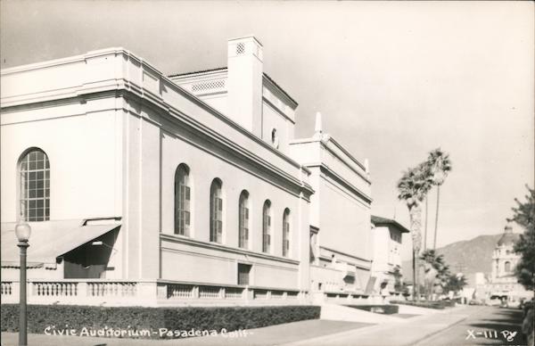 Civic Auditorium Pasadena California