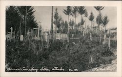 Russian Orthodox Cemetery Sitka, AK Postcard Postcard Postcard