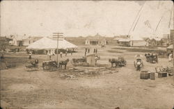 Frontier Town View, Sunday August 10, 1913 Postcard