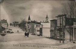 East Side Main St. Looking North Postcard