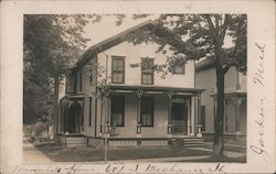 Minnie's House, 601 South Mechanic Street - Ada L. Canfield Jackson, MI Postcard Postcard Postcard